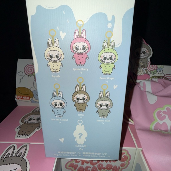 THE MONSTERS “EXCITING MACARON” LABUBU VINYL FACE ✨ FULL SET / WHOLE CASE ✨ - Picture 9 of 9